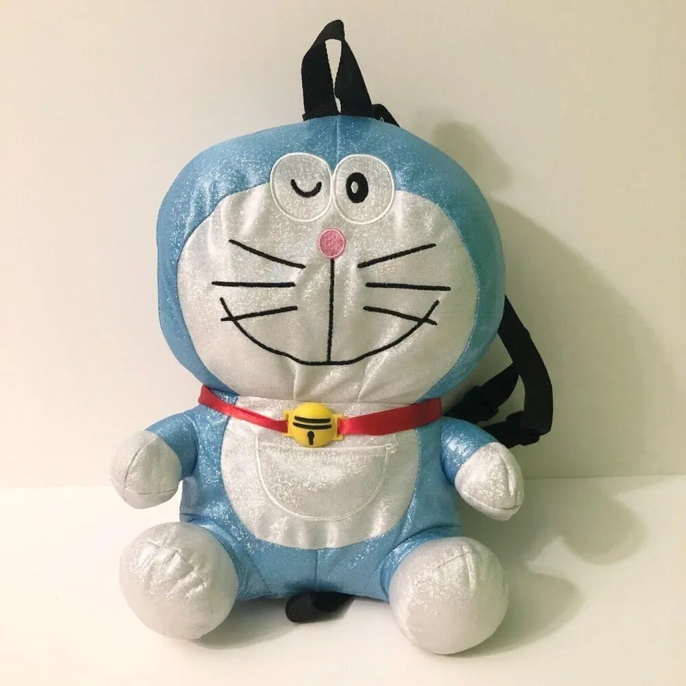 Doraemon Plush Backpack 12 Inch Tall Kids Bag